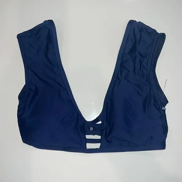NWOT Splendid Navy Bralette Bikini Top Small - Picture 8 of 8
